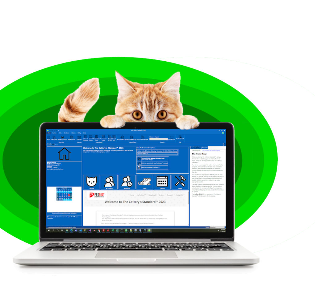 Cat Breeding software with custom pedigrees The Cattery's Standard™